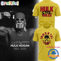 Hulk Hogan Immortal Silhouette Yellow T Shirt
