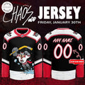 Huntsville Havoc Chaos Birthday Party 2025 Hockey Jersey
