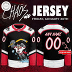 Huntsville Havoc Chaos Birthday Party 2025 Hockey Jersey