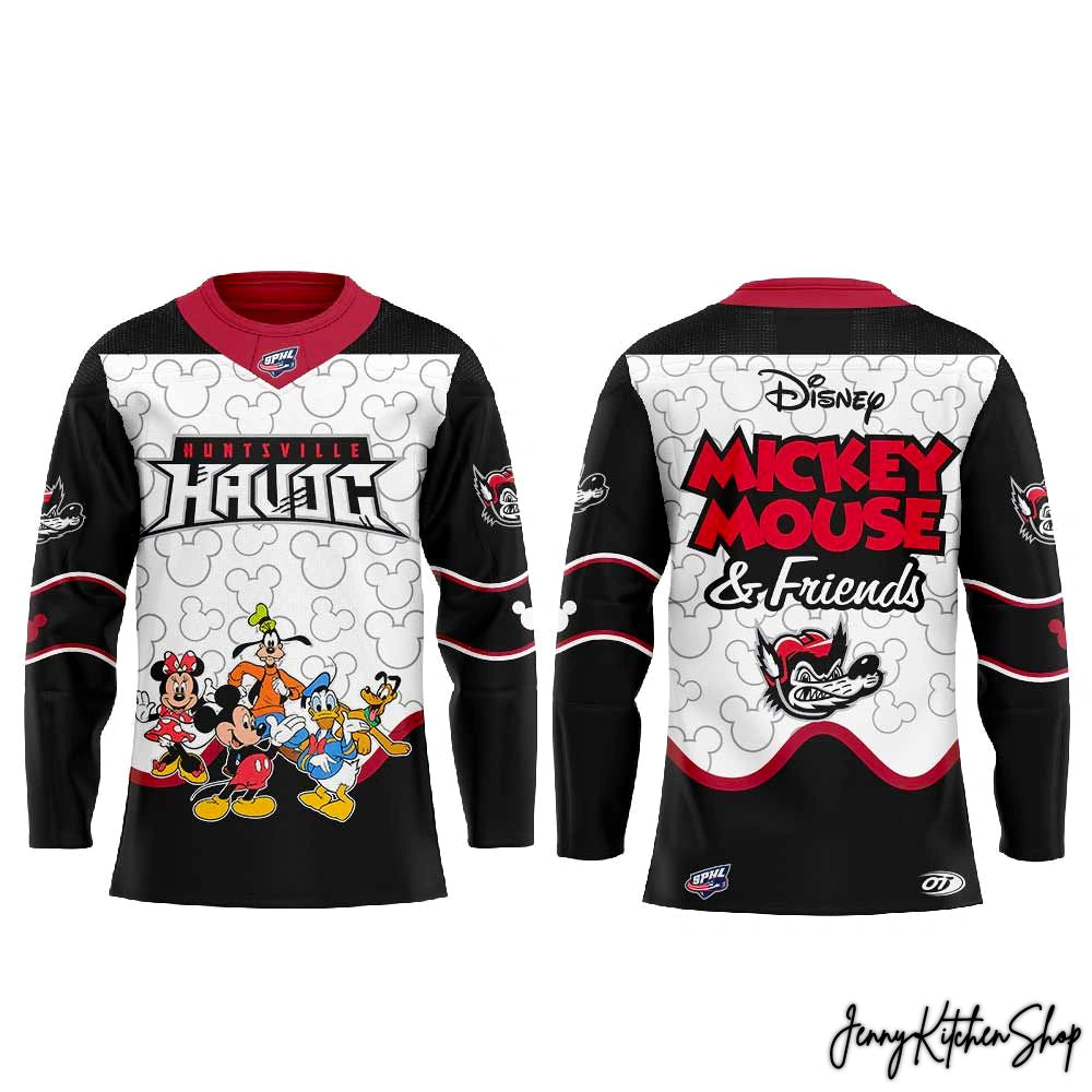 Huntsville Havoc Mickey & Friends Night 2026 Hockey Jersey