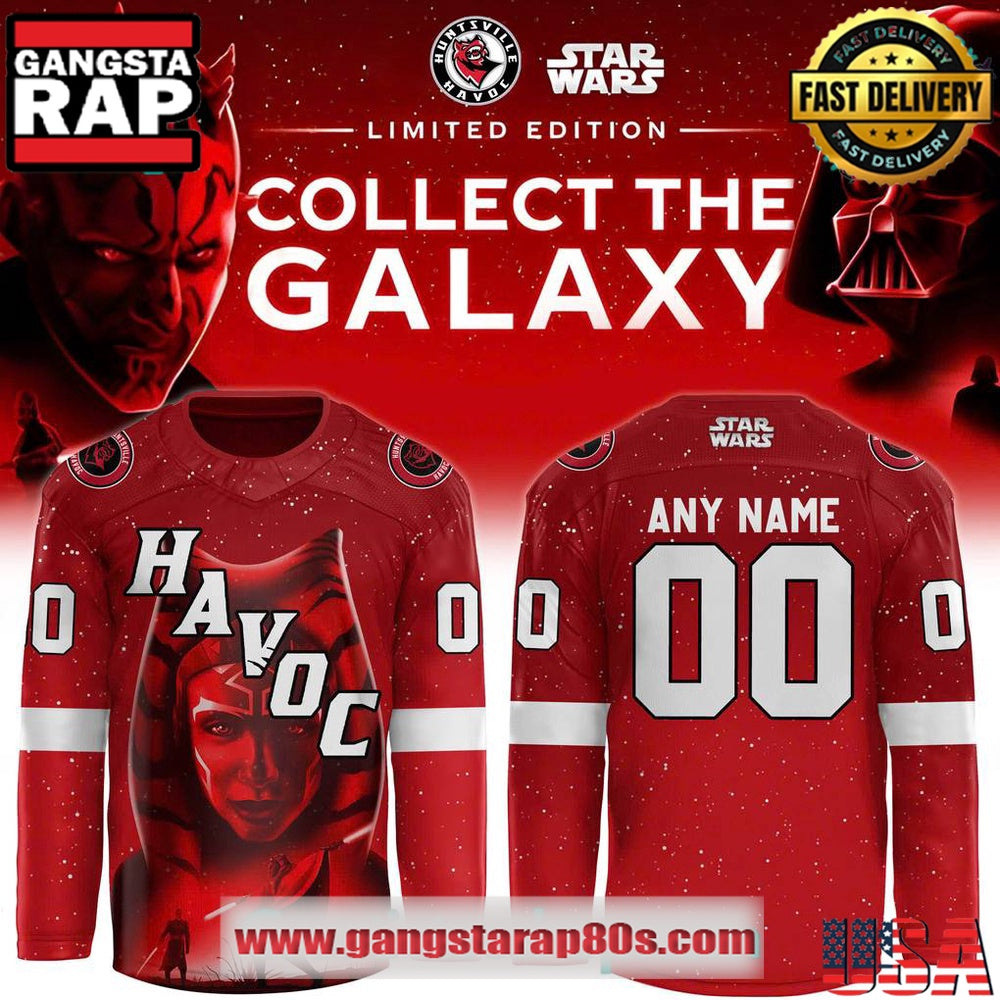 Huntsville Havoc x Star Wars Special Edition Custom Hockey Jersey