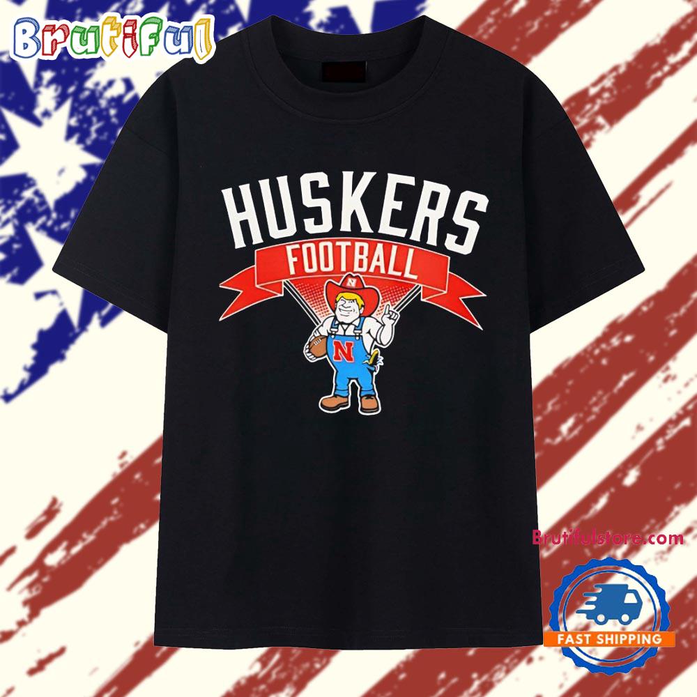 Huskers Football Mascot Nebraska Cornhuskers T Shirt