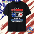 I’m a Husker on Saturdays and a Seattle Seahawk on Sundays T Shirt