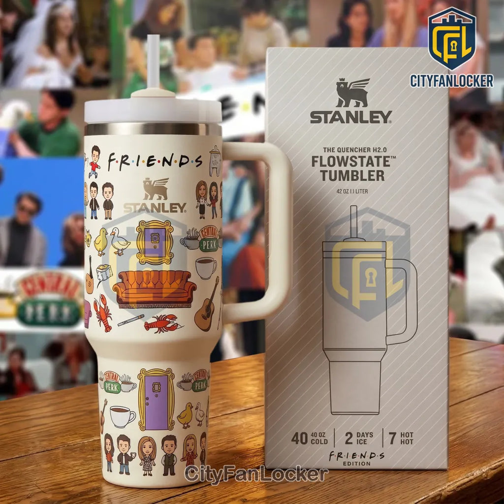 Iconic Friends TV Show Stanley 40oz Stanley Tumbler