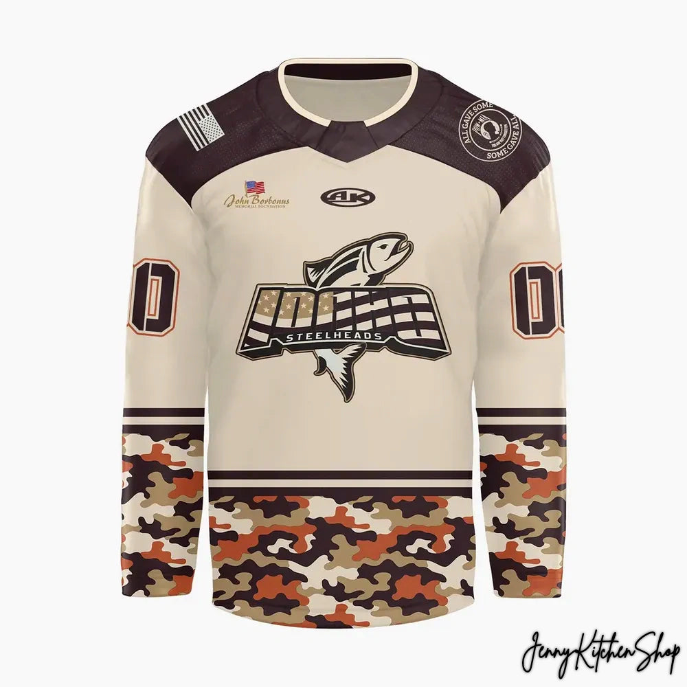 Idaho Steelheads 2025 Military Appreciation Hockey Jersey