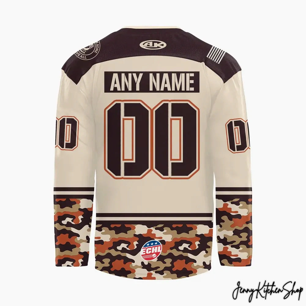 Idaho Steelheads 2025 Military Appreciation Hockey Jersey