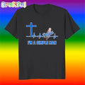 I’m a Simple Man Los Angeles Dodgers Heartbeat T Shirt