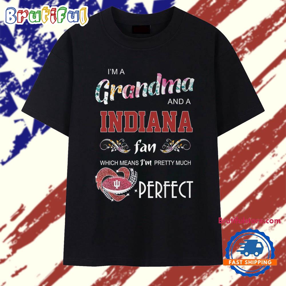 I’m Grandma And A Indiana Hoosiers Fans 2025 Vintage T Shirt
