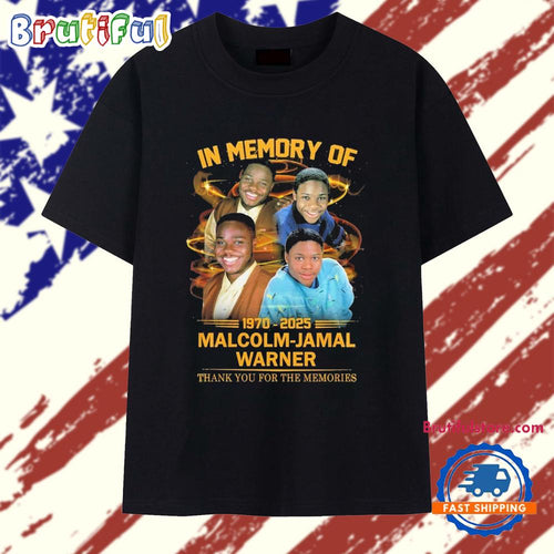 In Memory Of 1970-2025 Malcolm Jamal Warner Thank You For The Memories T Shirt