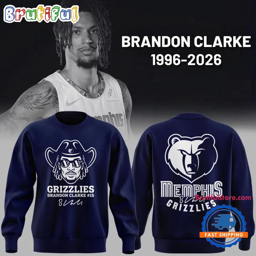 In Memory of Brandon Clarke Memphis Grizzlies 1996-2026 Hoodie T-Shirt