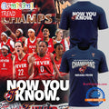 Indiana Fever 2025 WNBA Commissioner’s Cup Champions Now You Know Unisex T Shirt