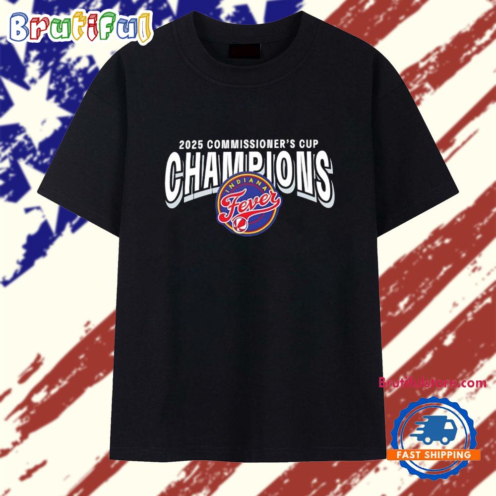 Indiana Fever 2025 WNBA Commissioner’s Cup Champions T Shirt