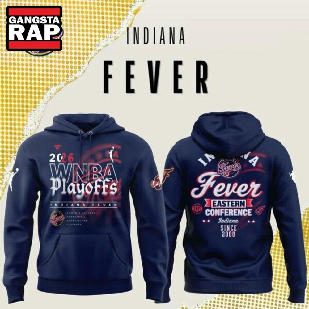 Indiana Fever 2026 WNBA Playoffs Eastern Conference Pullover Hoodie