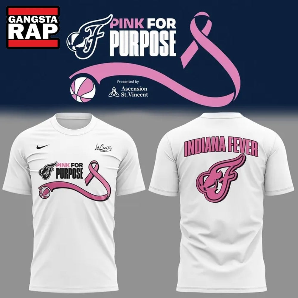 Indiana Fever Pink for Purpose Hoodie T-Shirt