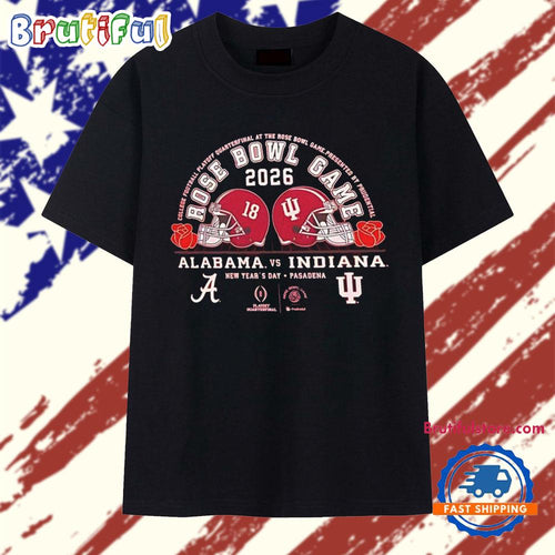Indiana Football vs Alabama 2026 Rose Bowl Head to Head T Shirt