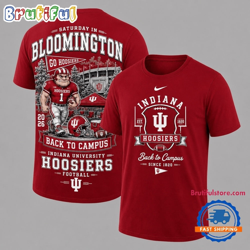 Indiana Hoosiers 2026 NCAA Back To Campus 3D Shirt