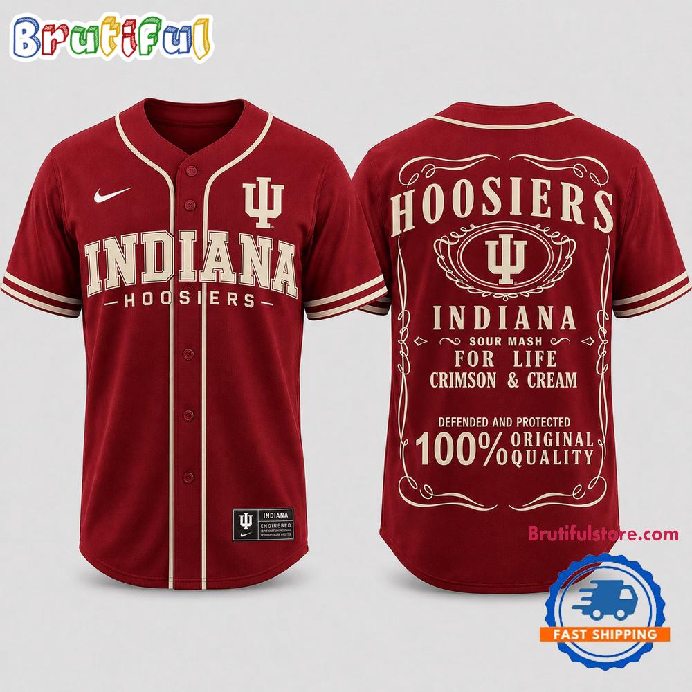 Indiana Hoosiers 2026 NCAA For Life Fan Pride Baseball Jersey Shirt