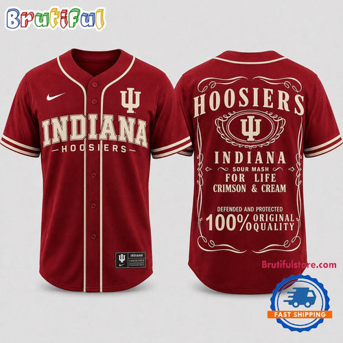 Indiana Hoosiers 2026 NCAA For Life Fan Pride Baseball Jersey Shirt
