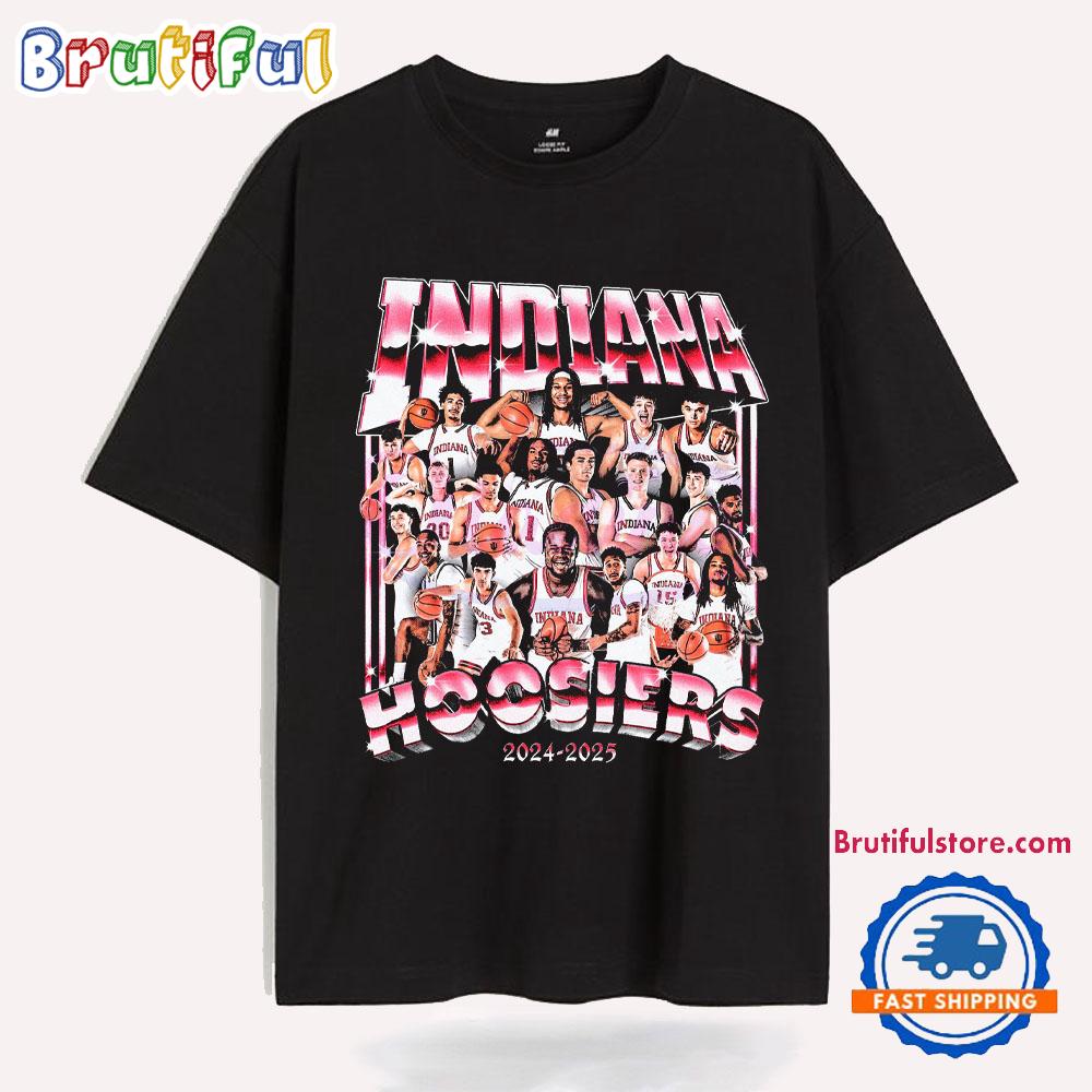 Indiana Hoosiers Basketball 2024 2025 T Shirt