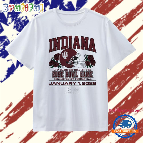 Indiana Hoosiers CFP Quarterfinal at the Rose Bowl Game January 1 2026 T Shirt