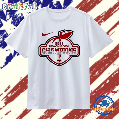 Indiana Hoosiers NCAA 2026 Peach Bowl Champions T Shirt