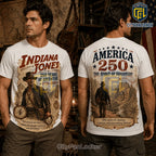 Indiana Jones x America 250 Anniversary Cotton T-Shirt
