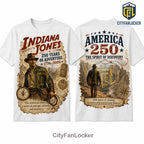 Indiana Jones x America 250 Anniversary Cotton T-Shirt