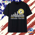 Indiana Pacers 2025 City Skyline Players Name T Shirt