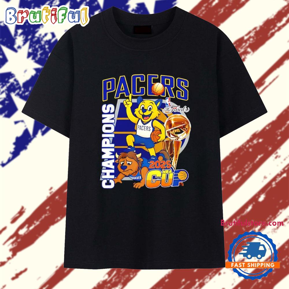Indiana Pacers 2025 NBA Cup Final Champions T Shirt