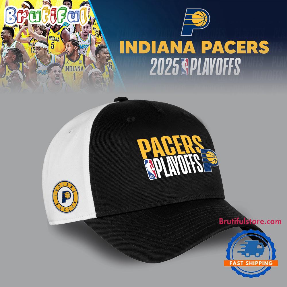 Indiana Pacers 2025 NBA Playoffs Basketball Cap Hats