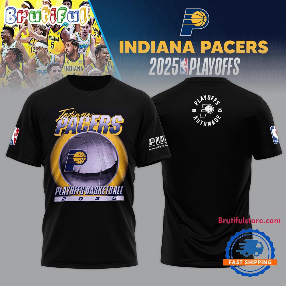 Indiana Pacers 2025 NBA Playoffs Basketball T Shirt