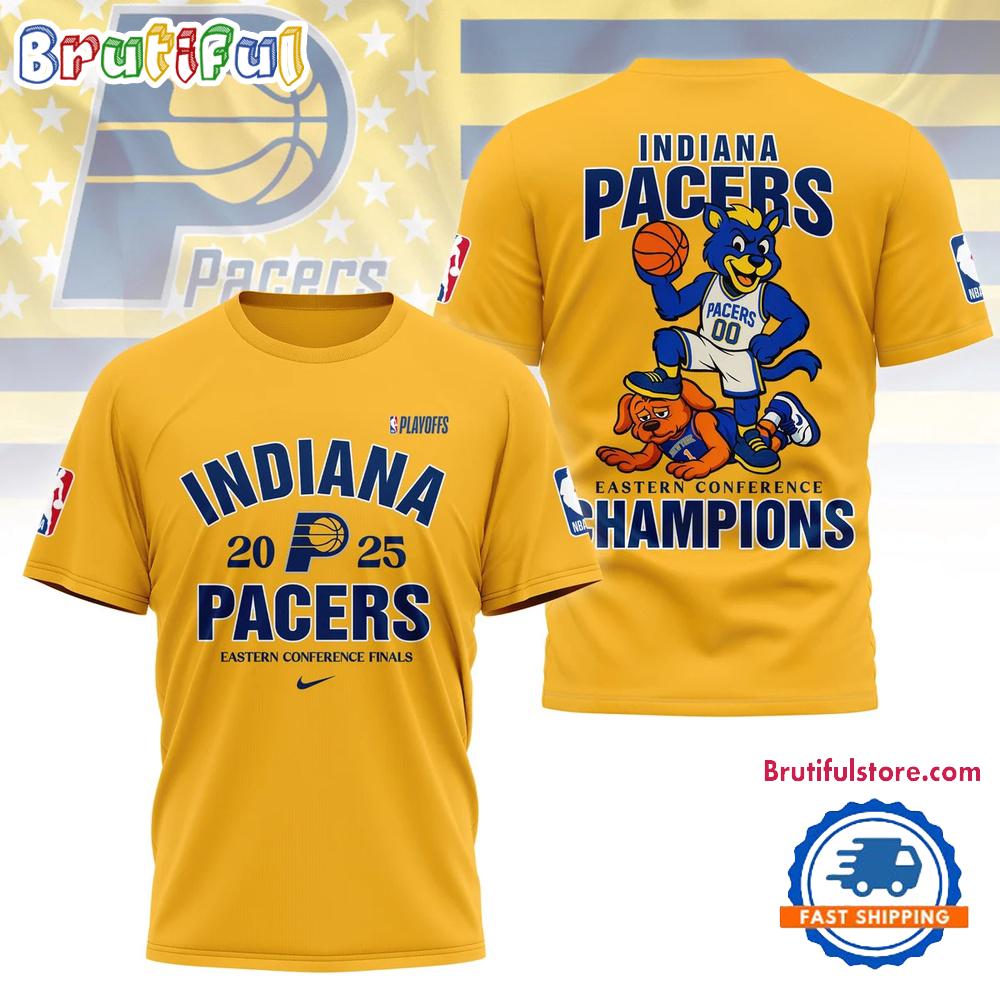 Indiana Pacers Eastern Conference Champions 3D Shirt
