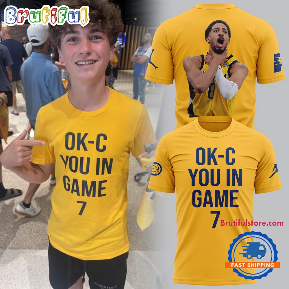 Indiana Pacers OK-C You In Game 7 Limited Edition 3D Shirt