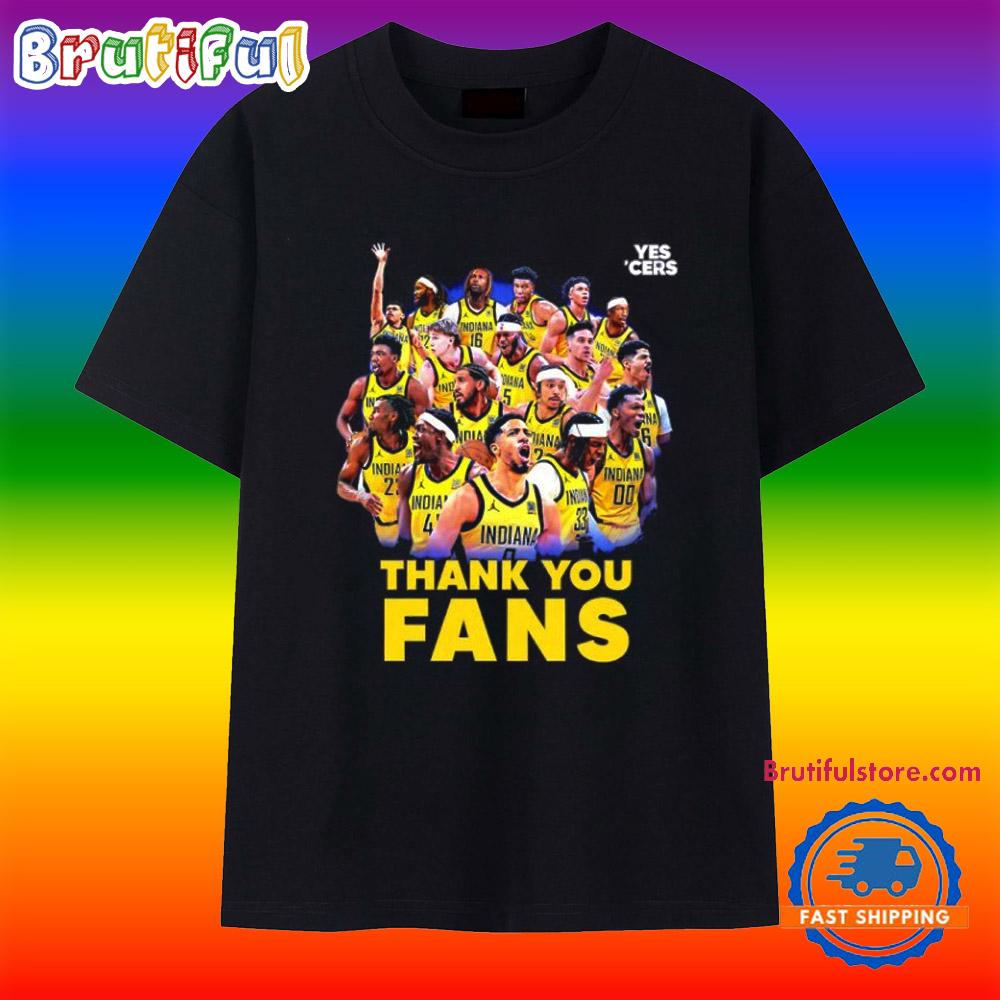 Indiana Pacers Thank You Fans Graphic T Shirt