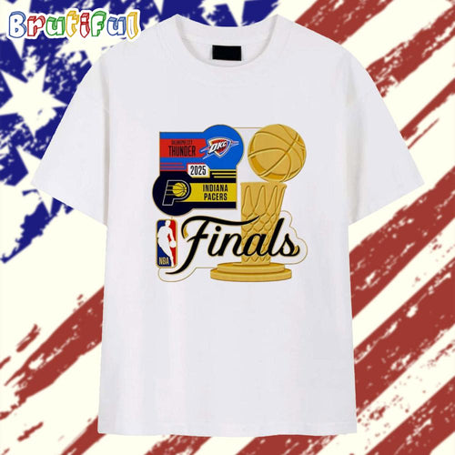 Indiana Pacers vs Oklahoma City Thunder WinCraft NBA Finals Matchup 2025 T Shirt