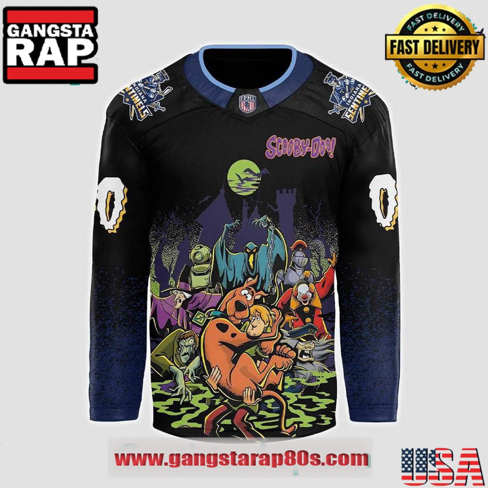 Indiana Sentinels x Scooby-Doo Night 2025 Custom Hockey Jersey