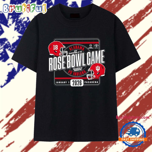 Indiana vs Alabama Football 2026 Rose Bowl Game helmets T Shirt