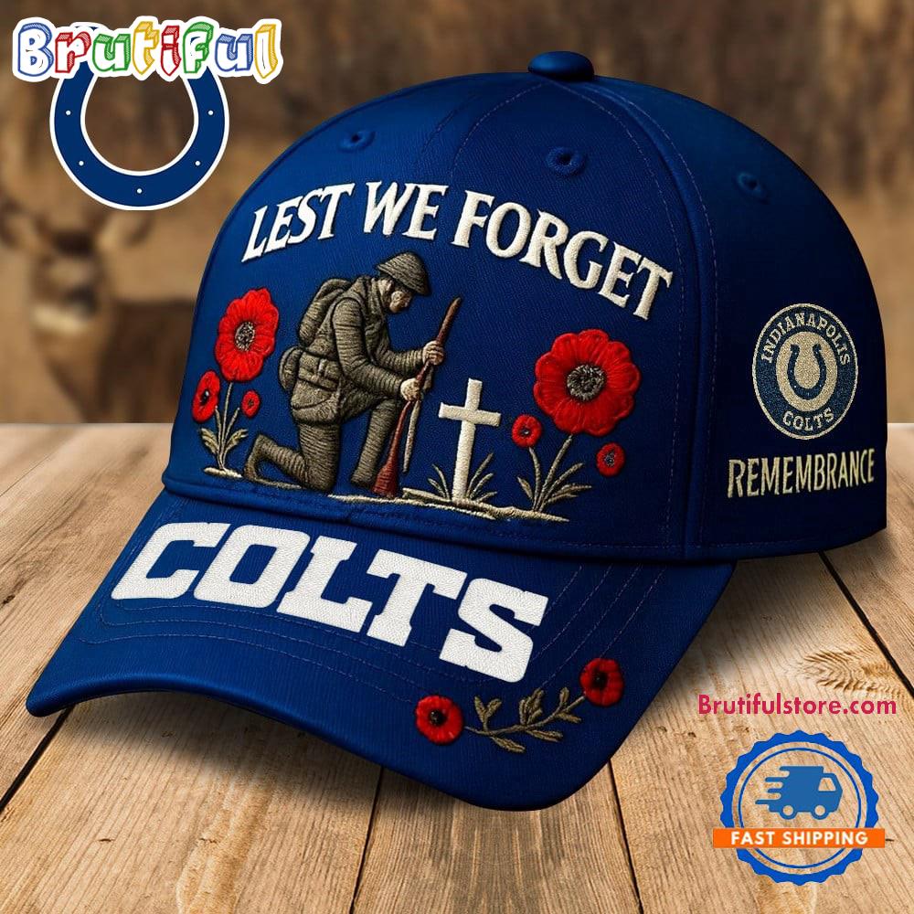 Indianapolis Colts 2025 NFL Lest We Forget Remembrance Classic Cap
