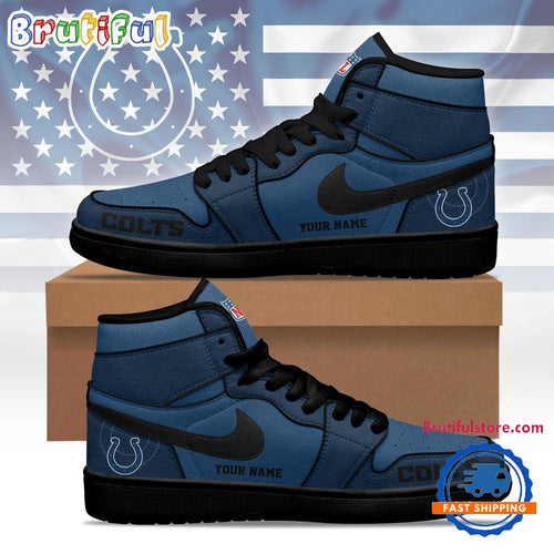 Indianapolis Colts 2026 NFL Pride Jordan 1 Hightop Shoes