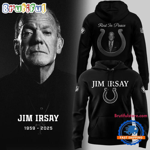 Indianapolis Colts Big Man Jim Irsay Football Tribute 1959-2025 Hoodie T-Shirt
