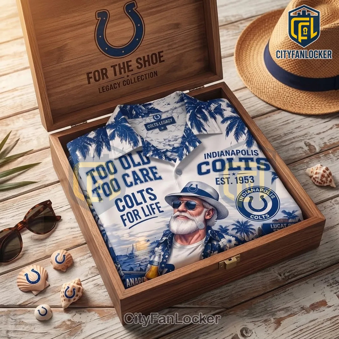 Indianapolis Colts For Life Hawaiian Shirt