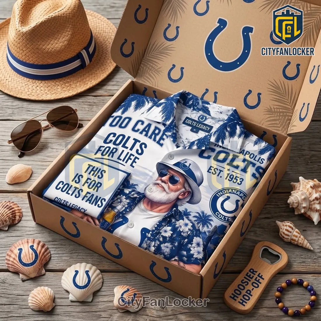Indianapolis Colts For Life Hawaiian Shirt