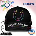 Indianapolis Colts Never Give Up Fight Cancer In All Colors Classic Cap