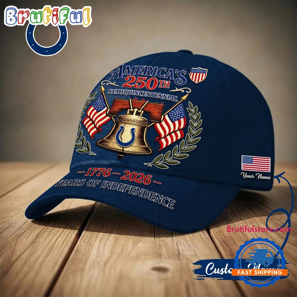 Indianapolis Colts NFL 1776-2026 Years Of Independence Classic Cap