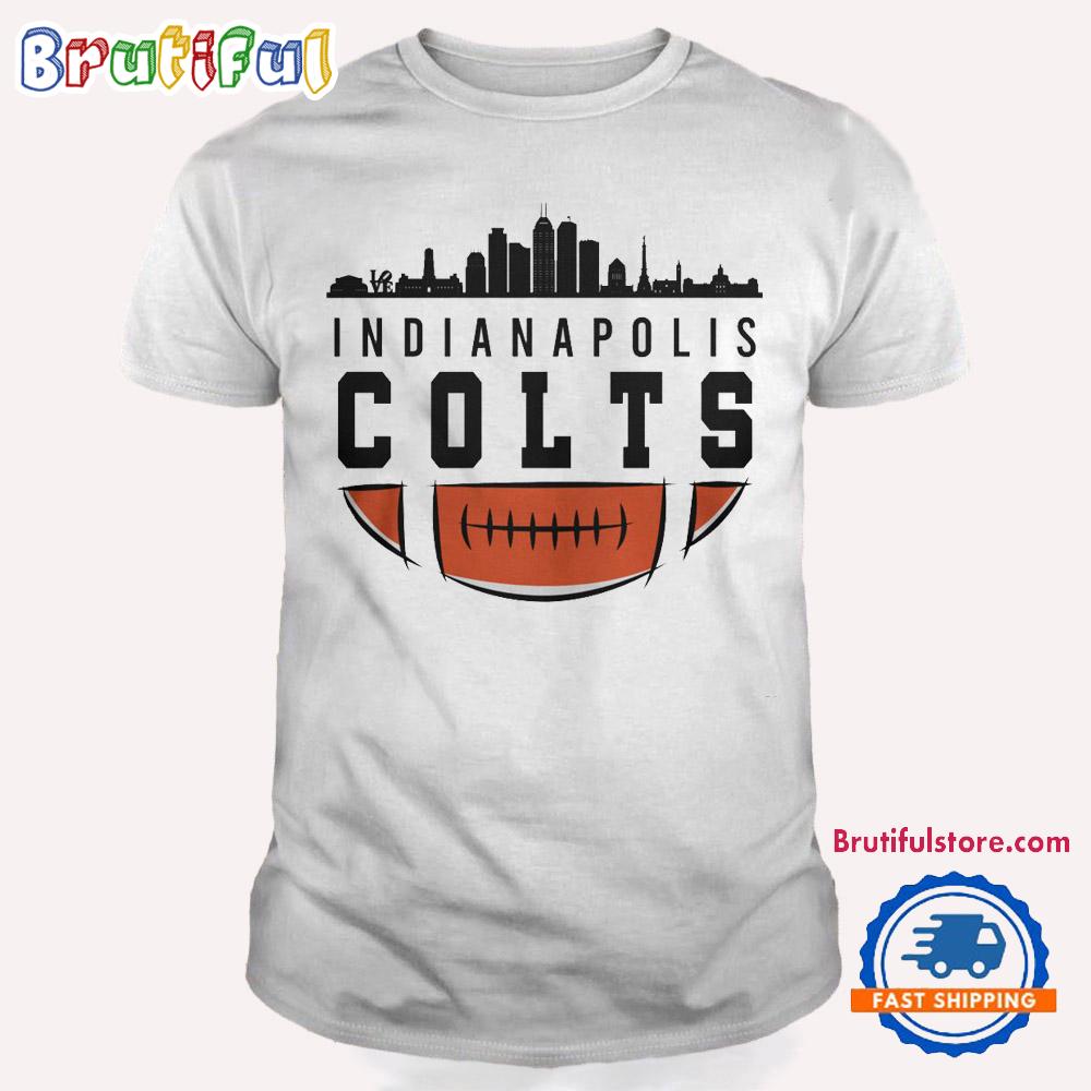 Indianapolis Colts NFL 2025 City Skyline T Shirt