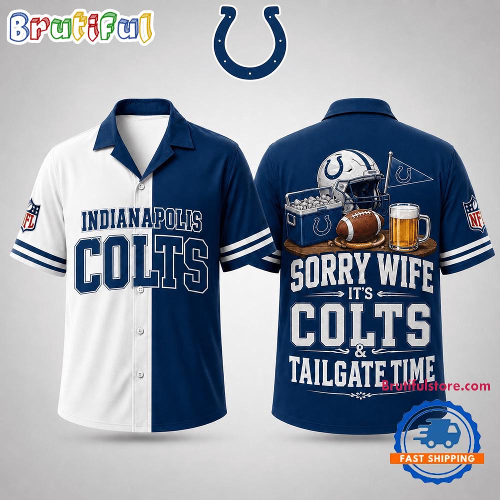 Indianapolis Colts NFL Funny Football Fan Hawaiian Shirt
