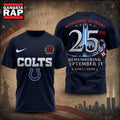 Indianapolis Colts NFL Honoring 25 Years Remembering September 11 T Shirt, Football New Design Shirt
