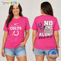 Indianapolis Colts NFL No One Fight Alone Pink Out T Shirt