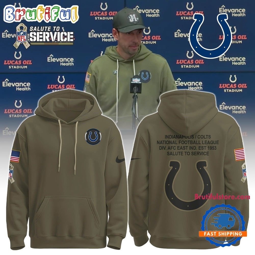 Indianapolis Colts NFL Salute To Service 2026 Limited Edition Hoodie