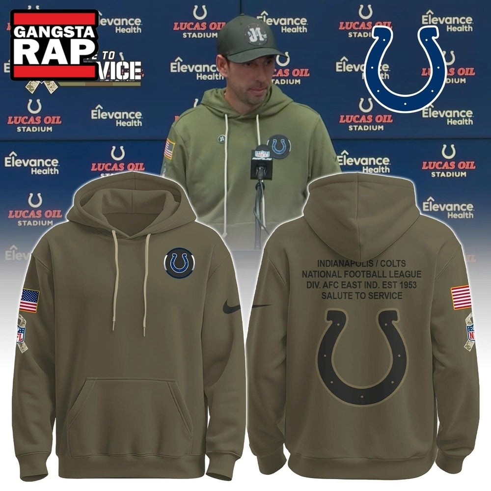 Indianapolis Colts NFL Salute To Service 2026 Limited Edition Hoodie